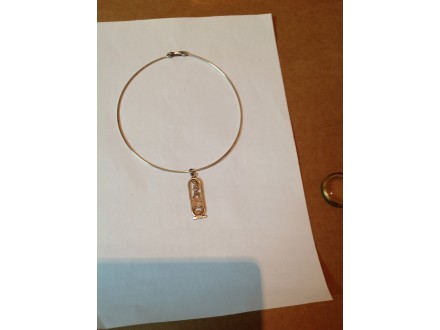 Amulet ogrlica /prsten za vrat starih egipatskih bogova