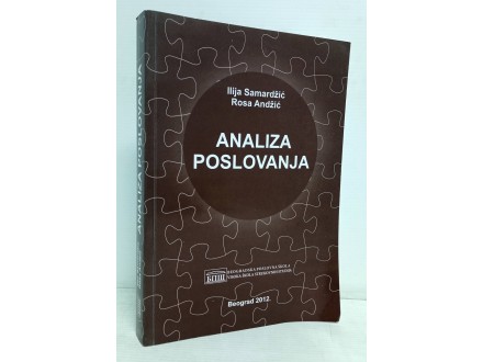 Analiza poslovanja - Ilija Samardžić / Rosa Andrić