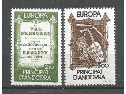 Andora 1985. EVROPA CEPT cista serija