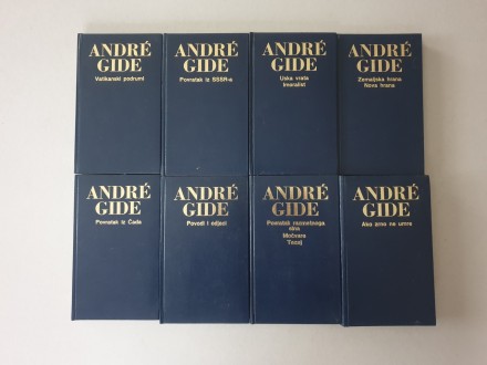 Andre Gide (Andre Žid) : Odabrana dela, komplet 1-8