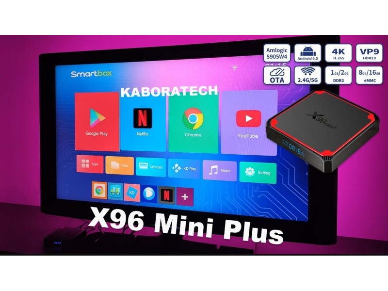 Android Smart TV Box X96 Mini Plus -S905W4 - OS9
