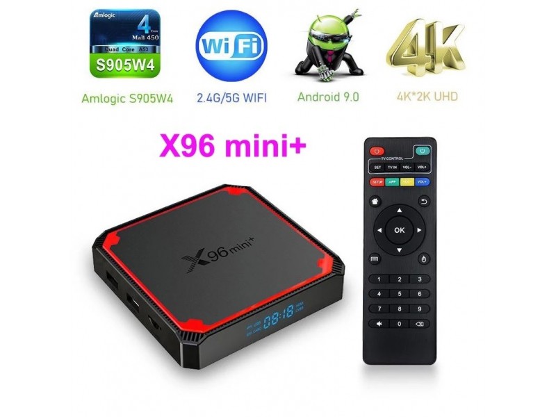 Android Smart TV Box X96 Mini Plus -S905W4 - OS9