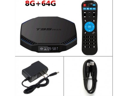 Android tv boks- T95 Plus - 8/64gb - 1000M - 8K -2.4/5G