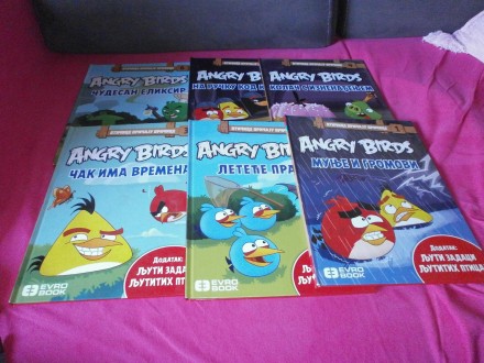 Angry Birds 1-6 KOMPLET EVRO BOOK