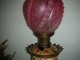 Antikna lampa sa prelepom i retkom `lalom`,majolika slika 3