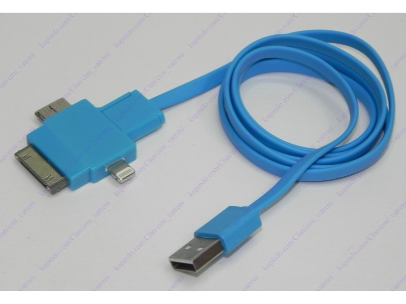 Apple, Samsung, micro USB kabl + BESPL DOST. ZA 3 ART.