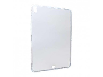 Apple iPad Pro 12.9 - Silikonska futrola skin PROTECT za 2018/2020 providna (bela) (MS)