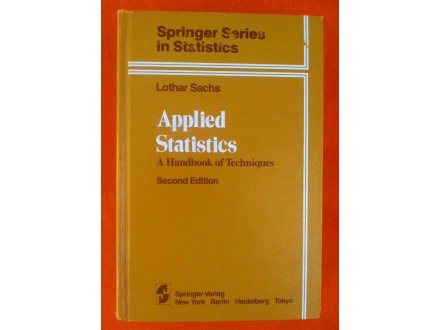 Applied Statistics. A Handbook of Techniques, L. Sachs