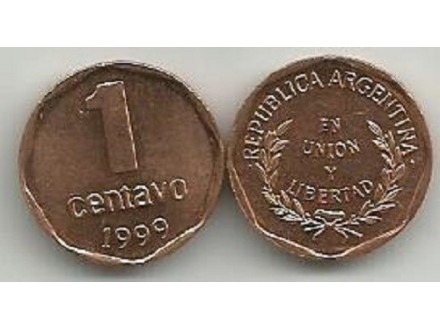 Argentina 1 centavo 1999. UNC/AUNC