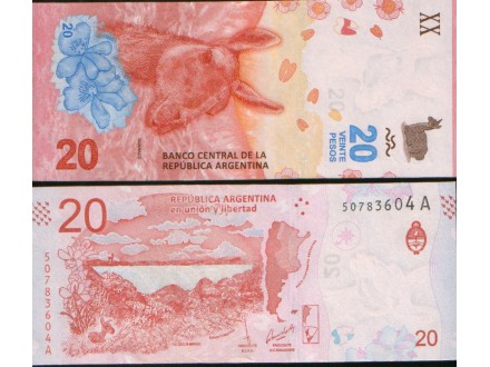 Argentina 20 Pesos 2017. UNC