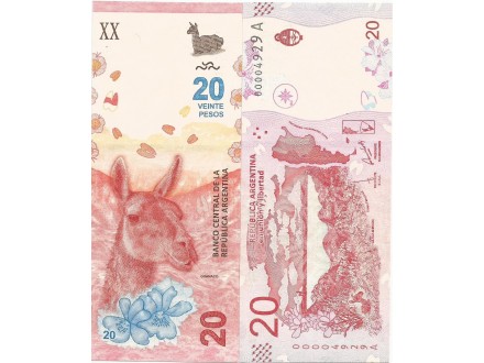 Argentina 20 pesos 2018 (2019) UNC