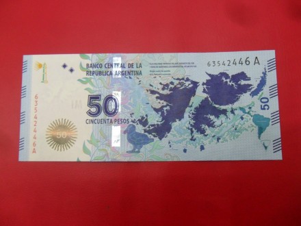 Argentina 50 Pesos 2015, v1, P7486