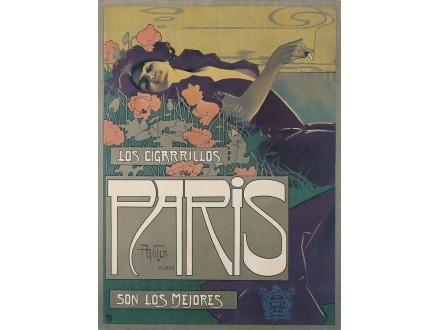 Art nouveau / Art deco reprodukcija (A3 format)