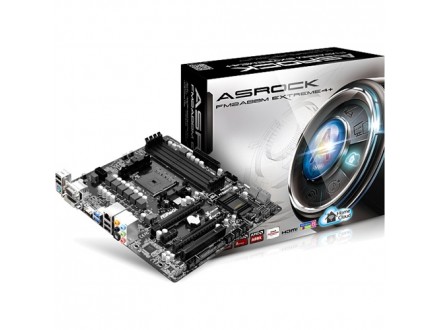 Asrock AMD FM2/FM2+ FM2A88M Extreme4+ , DDR3 2133, GLAN, PCI-E 3.0, USB3.0, HDMI, DVI, VGA, mATX