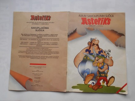 Asteriks, album samolepljivih sličica, marketprint