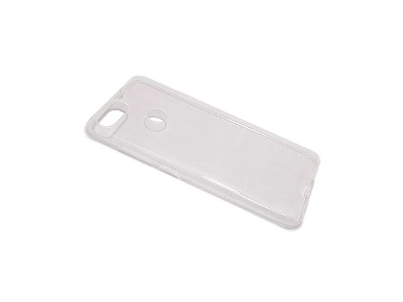 Asus Zenfone Max Plus (M1) ZB570TL - Silikonska futrola skin PROTECT za providna (bela) (MS)