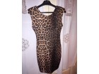 Atraktivna leopard print haljina sa nitnama, nova