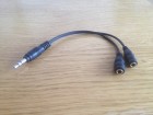 Audio kabl spliter - slušalice x2 - 3,5mm - *NOVO*