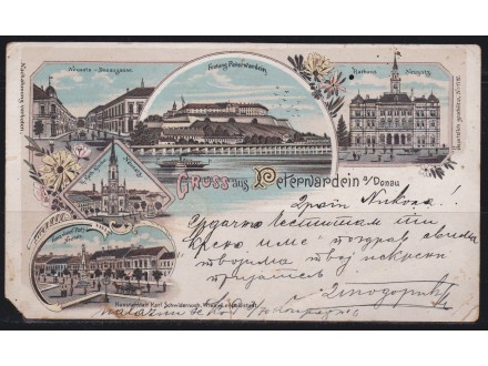 Austrougarska 1899 Petrovaradin razglednica putovala