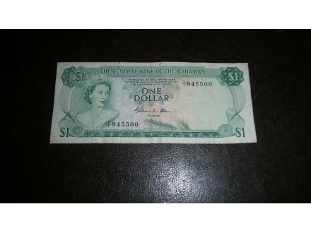 BAHAMAS 1 DOLLAR 1974