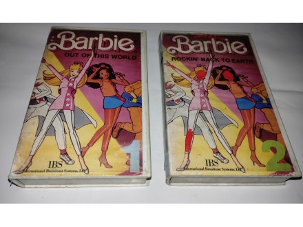 BARBIE 1 i 2 Yugo Bootleg VHS Adria Zagreb ultra retko