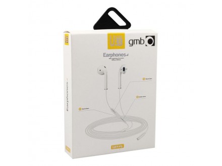 BHP-U33 Gembird MP3 slusalice sa mikrofonom + volume kontrol (1xLightning 8-pin) ANC