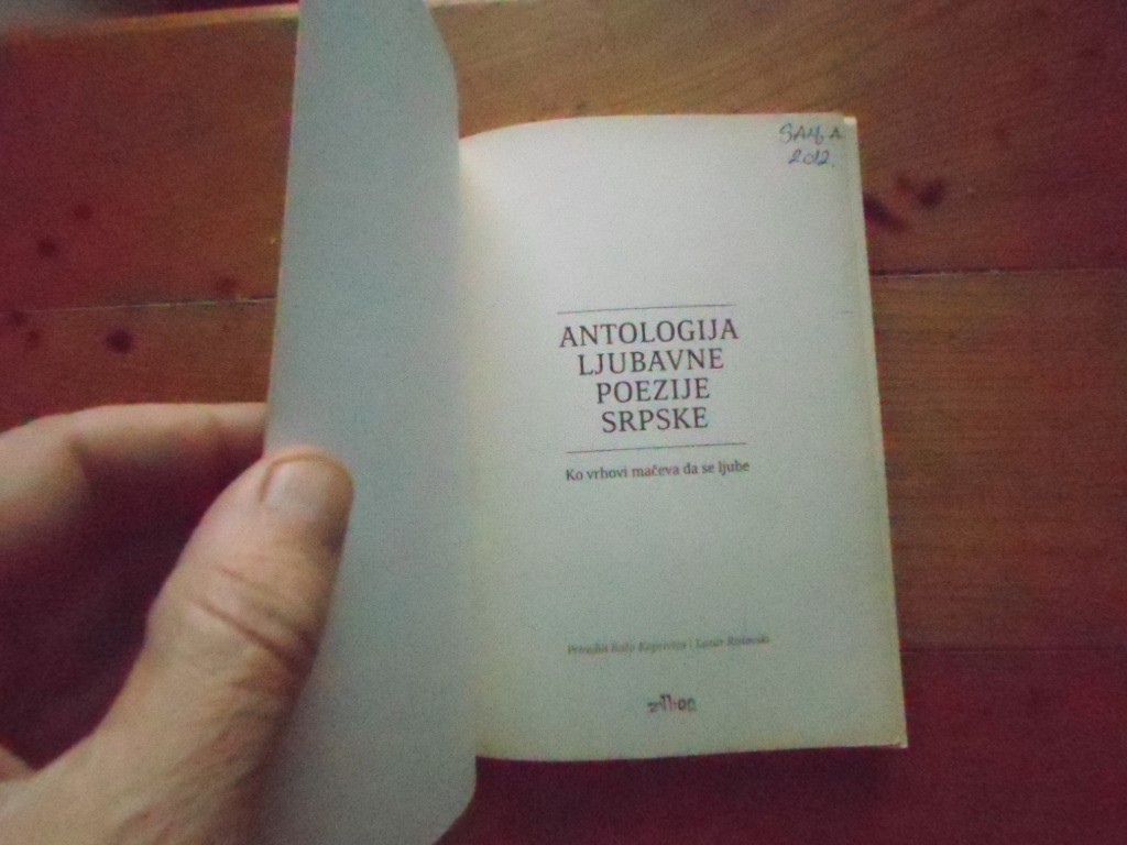 Poezije antologija ljubavne ANTOLOGIJA LJUBAVNE