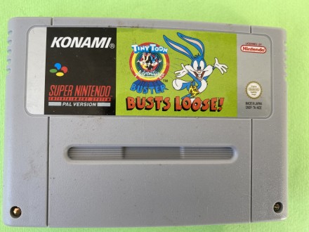 BUSTER BUSTS LOOSE - Super  Nintendo igrica
