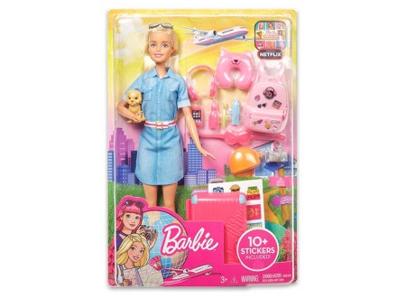 Barbie Travel lutka set
