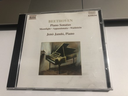 Beethoven* / Jenö Jandó ‎– Beethoven: Piano Sonatas Nos