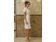 Bela letnja suknja od pamuka slika 3