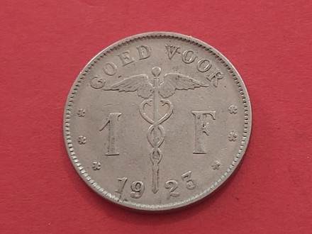 Belgija  - 1 francs 1923 god