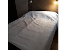 Beli pamučni prekrivač za bračni krevet 270 x 225
