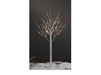 Belo ukrasno svetleće drvo V121cm 48LED