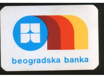 Beogradska banka, 1976. Džepni kalendar.