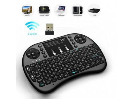 Bežična mini tastatura + funkcija miša za TV PC Android