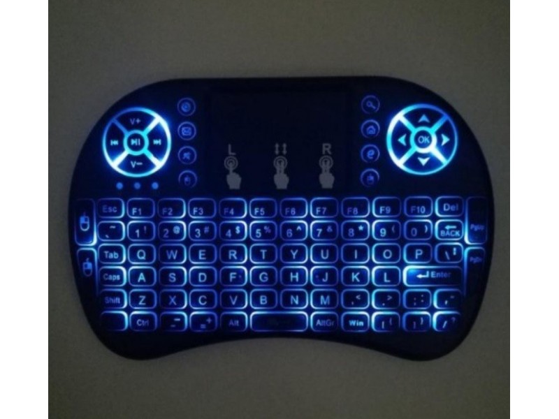 Bežična mini tastatura sa pozadinskim osvetljenjem