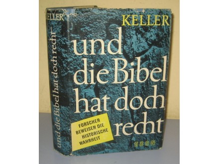 Biblija je u pravu Verner Keler na nemačkom jeziku