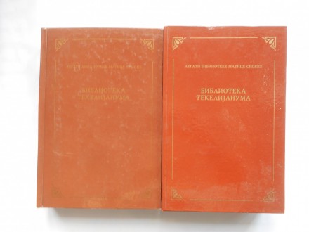 Biblioteka Tekelijanuma tom I,III, katalog legata