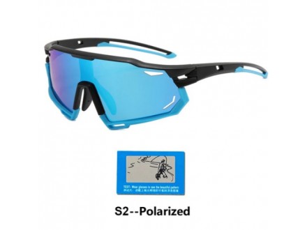 Biciklisticke naocare, polarizovane UV400 plave