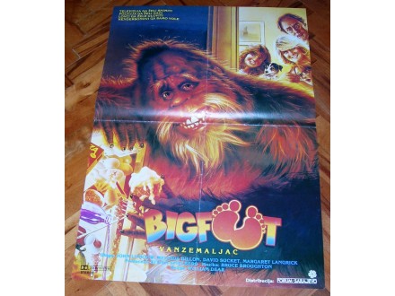 Bigfoot vanzemaljac, 1987. -  filmski plakat