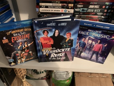 Bill and Ted’s adventure trilogy blu ray