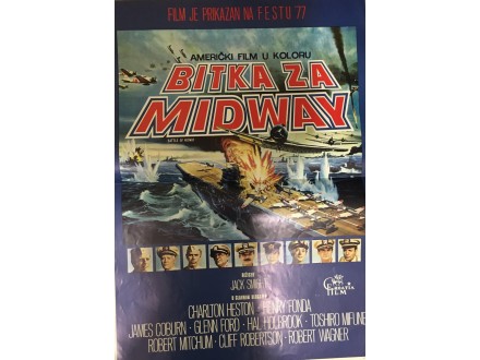 Bitka za Midway / Filmski plakat / fest 77