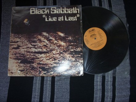 Black Sabbath ‎– Live At Last LP Beograd Disk 1980.
