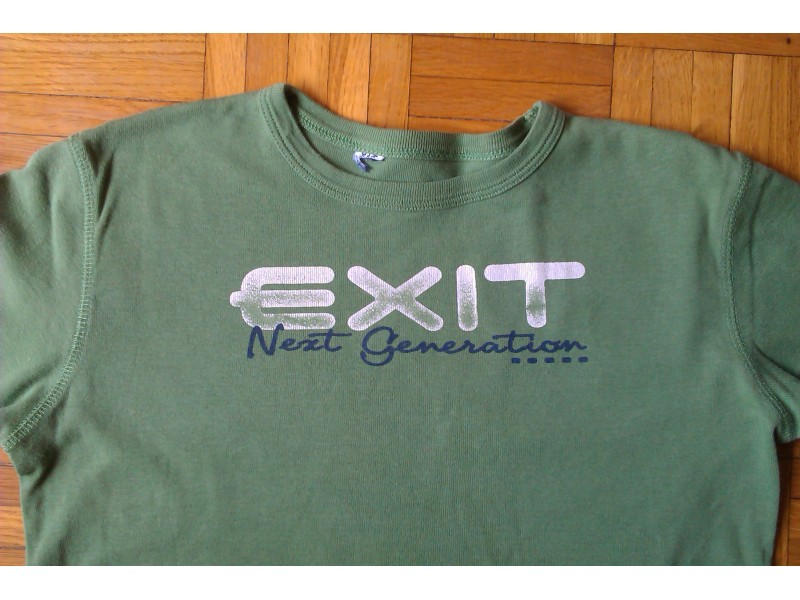 Bodi majica zelena, vel.12 za dečake, `EXIT`