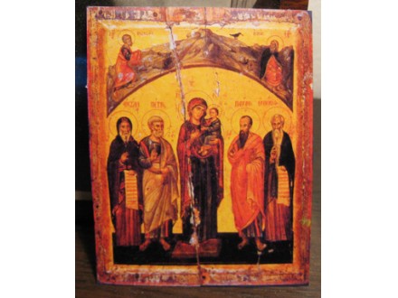 Bogorodica sa Sv.ap. Petrom i Pavlom i Sv.Antonijem i J