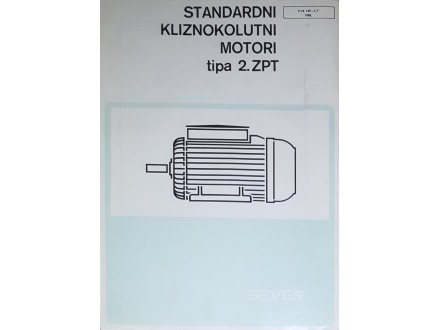 Brošura Kliznokolutnih Motora `SEVER` Jugoslavija