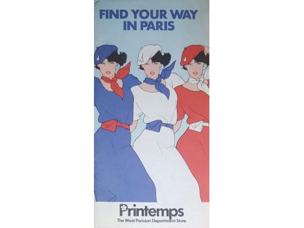 Brošura Robna Kuća `PRIBTEMPS` Pariz France