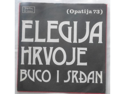 Buco  i  Srdjan  i  Hrvoje  Hegedusic  -  Elegija