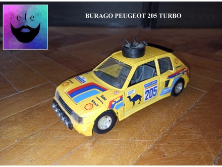 Burago Peugeot 205 Turbo Rally - TOP PONUDA